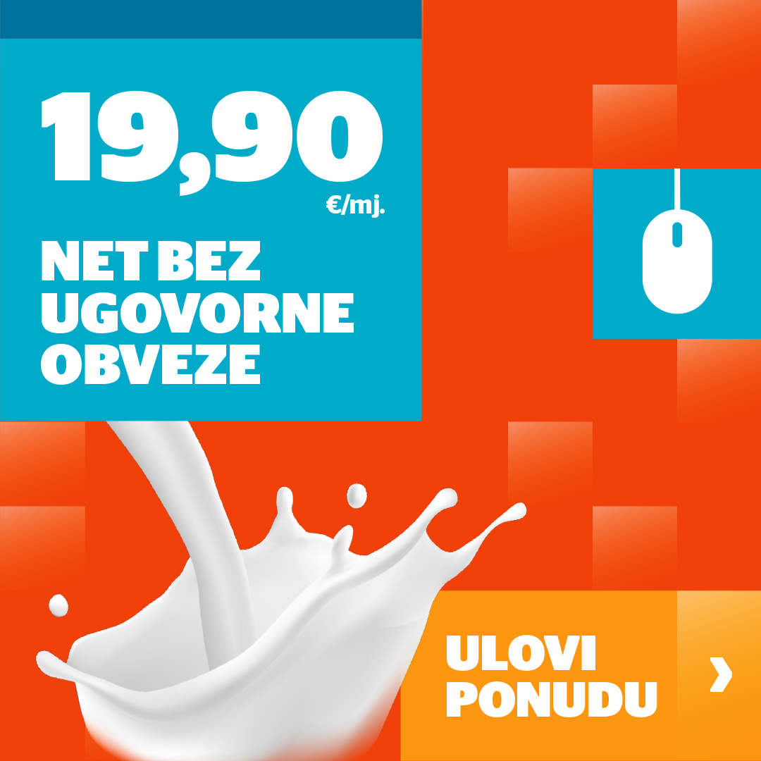 Solo net 19,90 € mjesečno bez ugovorne obveze.
